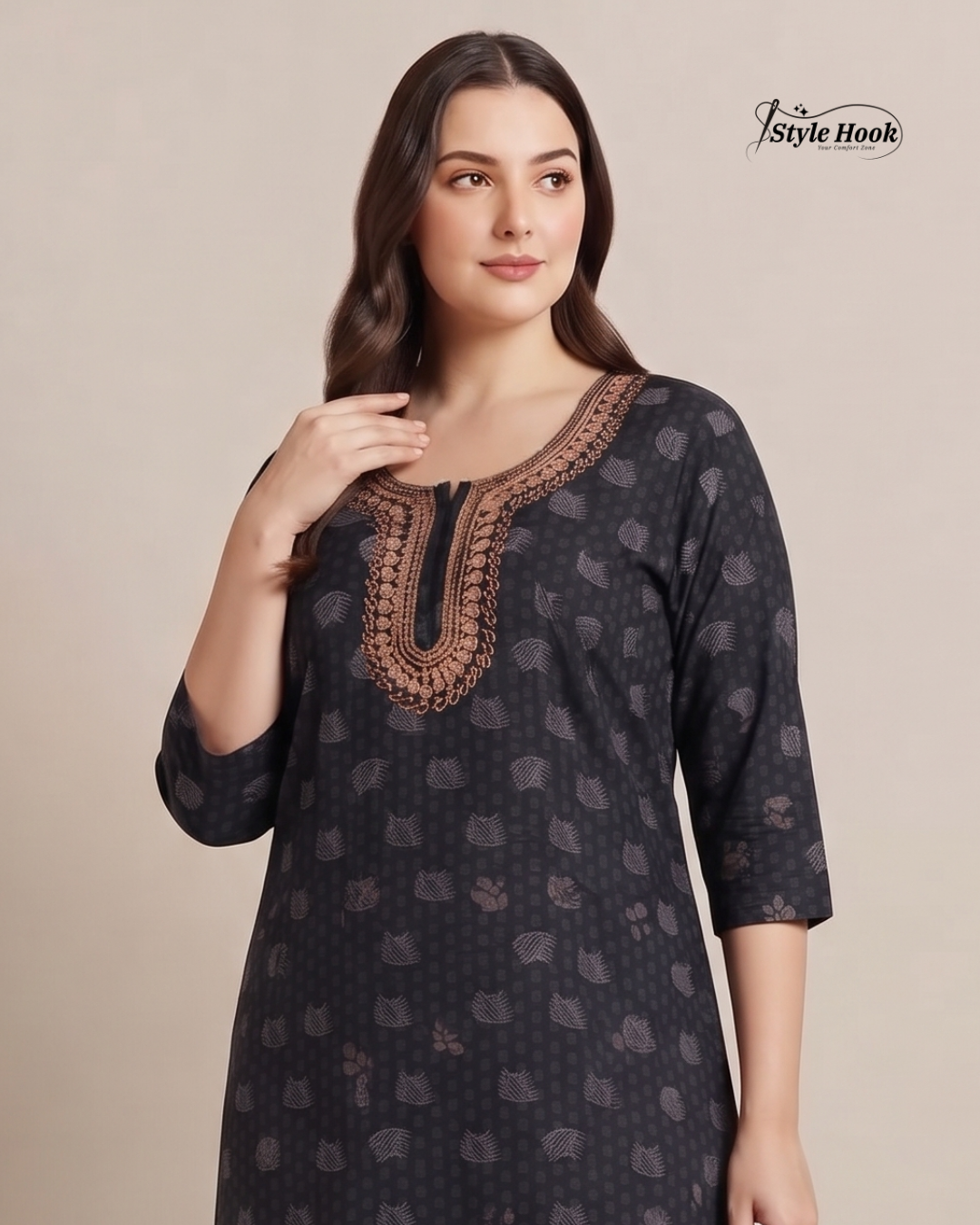 Full Length Cotton Nighty for Ladies