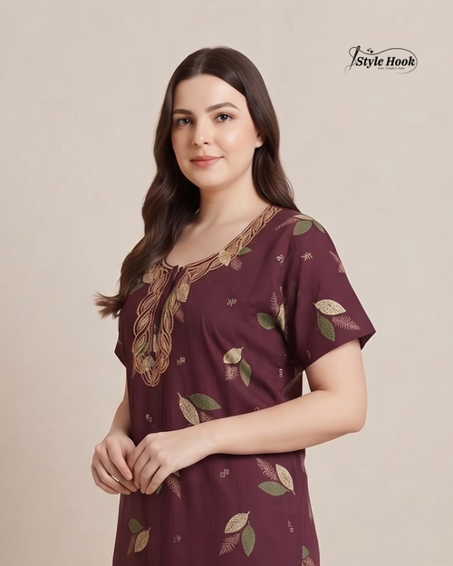 Comfortable Cotton Maxi Nighty