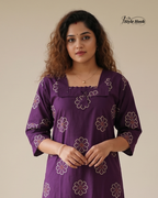 Kerala Onam Special Cotton Nighty with Trending Neck Design