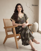 Onam Featured Premium Cotton Lace Nighty – Style Hook