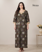 Onam Featured Premium Cotton Lace Nighty – Style Hook