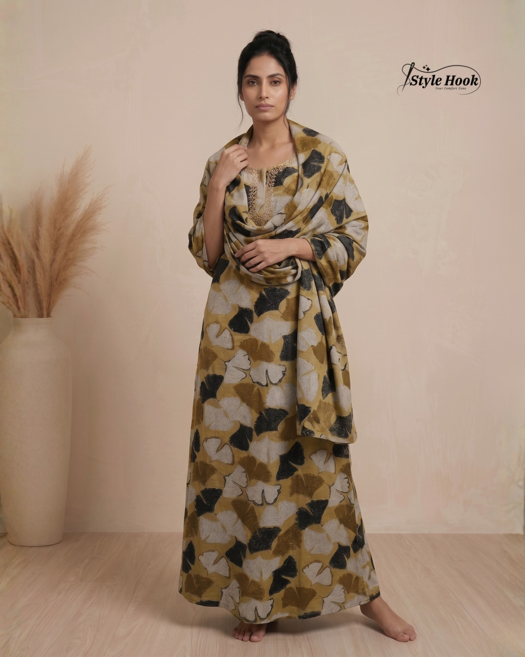 Style Hook Soft Cotton Burqa Style Nighty