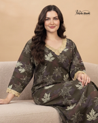 Onam Featured Premium Cotton Lace Nighty – Style Hook