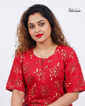 Style hook Canvas neck soft cotton maxi for women