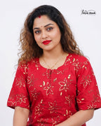 Style hook Canvas neck soft cotton maxi for women