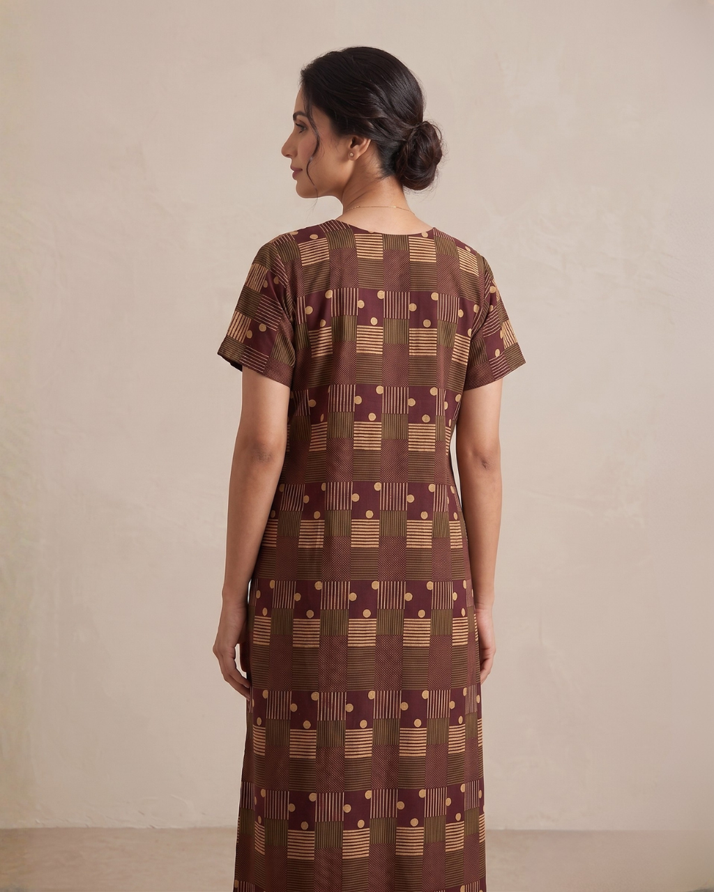 Style Hook Soft Embroidered Daily Wear Nighty