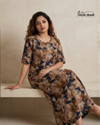 Style Hook Daily Wear Nighty – Soft Cotton Canvas Neck Design