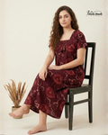 Style Hook Designed Neck soft cotton nighty