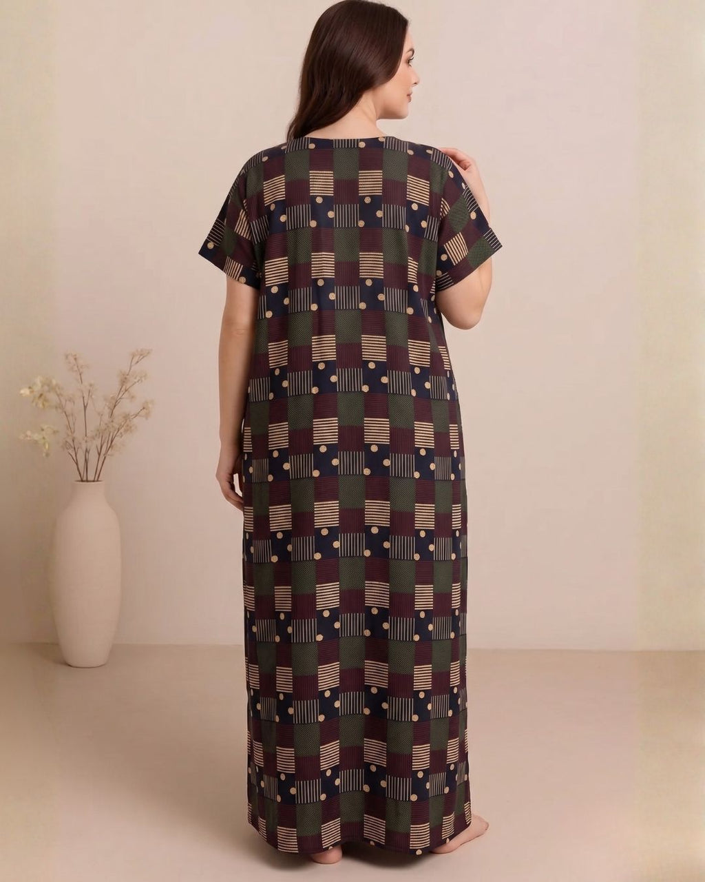 Style Hook Elegant Threadwork Nighty