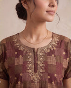 Style Hook Soft Embroidered Daily Wear Nighty
