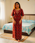 Style Hook Ruby Check Comfort Nighty
